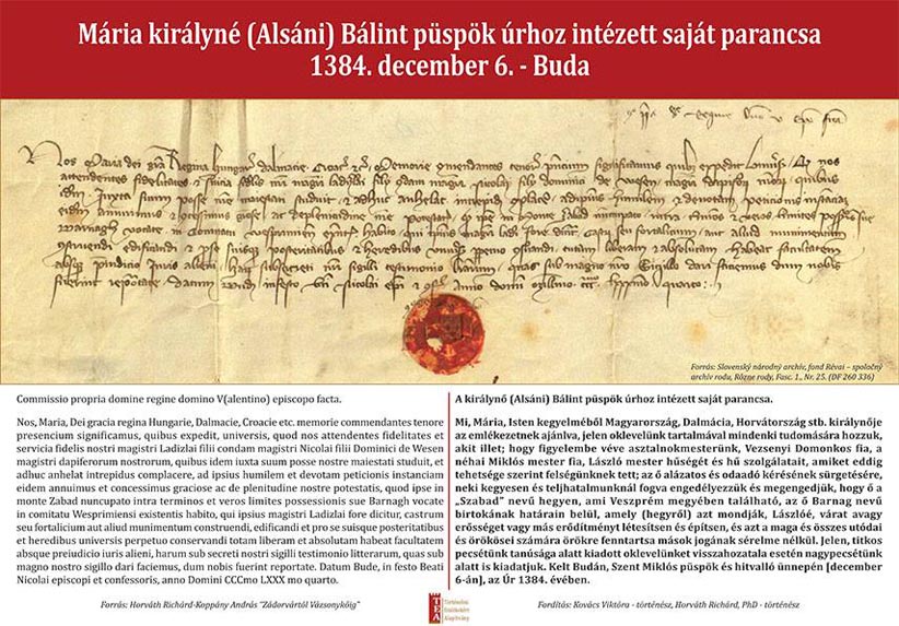 Maria kiralyne engedely webre